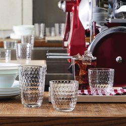 Glasset Bormioli Rocco Slot Transparent Glas Med relief 290 ml 6