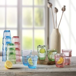 Glas fr vatten Bormioli Rocco Barshine Grn Glas 380 ml (6 anta