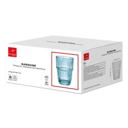 Glas fr vatten Bormioli Rocco Barshine Bl Glas 380 ml (6 antal