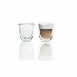 Set med 2 kaffekoppar De'Longhi 5513214601 Transparent 2 Delar