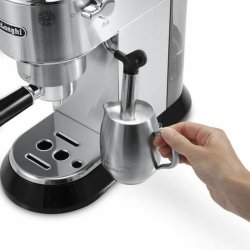 Manuell Espressobryggare DeLonghi EC 685.M Svart metallic Silvri