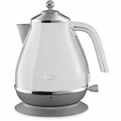 Vattenkokare DeLonghi Vit Rostfritt st�l 1,7 L 2000 W