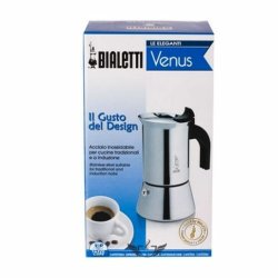 Italiensk Kaffepanna Bialetti New Venus Silvrig Rostfritt stl 2