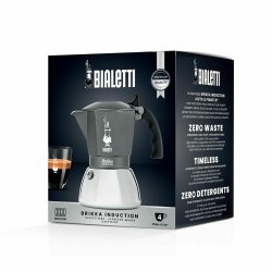 Italiensk Kaffepanna Bialetti Brikka Silvrig Aluminium