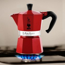 Italiensk Kaffepanna Bialetti Winter Wonderland Rd Silvrig Alum