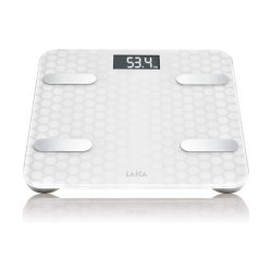 Digital Badrumsvg LAICA PS7011 Vit Glas 180 kg