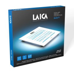 Digital Badrumsvg LAICA PS1074 Vit Randig Multicolour Hrdat gl