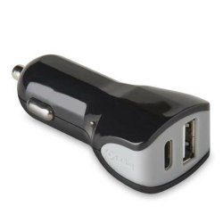 Billaddare Celly   Svart 17 W