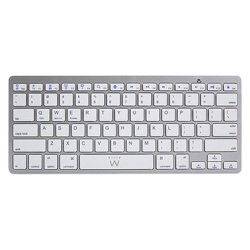 Bluetooth Tangentbord Ewent EW3161 Vit Silvrig