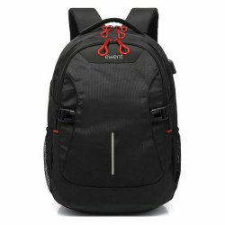Ryggsck fr brbar dator och surfplatta med USB uttag Ewent EW2