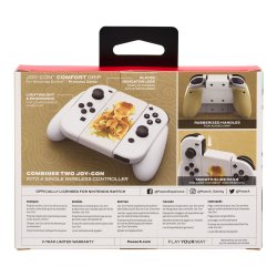 Spelkontroll Powera NSAC0059-01 Nintendo Switch Vit/Guld