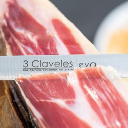 Skinkkniv och brynstlset 3 Claveles Evo 25 cm 2 Delar