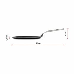 Stekpanna fr Crpes Valira 4656/25  28 cm Svart Aluminium