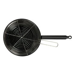 Stekpanna med Korg Vaello Svart Emaljerat stl ( 26 cm)
