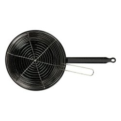 Stekpanna med Korg Vaello Svart Emaljerat stl ( 28 cm)