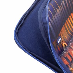 Laptopfodral Milan Fizz Marinbl Orange 13" 34,5 x 26 x 2,5 cm