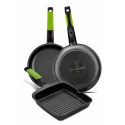 Stekbord BRA A121459 Svart Metall Aluminium  28 cm