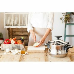 Tryckkokare BRA A185503 8 L Metall Rostfritt stl Bakelit