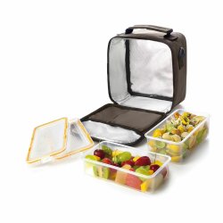 Termisk Frukosthllare Ibili 753455 Brun Polyester 21 x 12 x 22