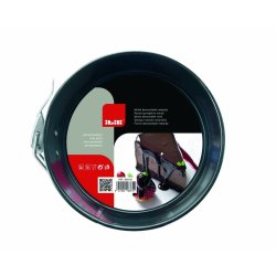 Avtagbar form Ibili 820124 Stl  24 x 6,5 cm Svart Rund