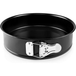 Avtagbar form Ibili 820128 Stl  28 x 6,5 cm Svart Rund