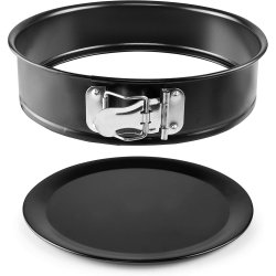 Avtagbar form Ibili 820128 Stl  28 x 6,5 cm Svart Rund