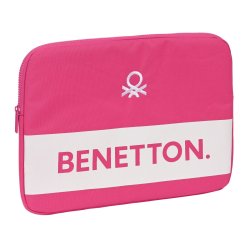 Laptopfodral Benetton Raspberry Fuchsia (34 x 25 x 2 cm)