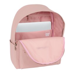 Laptopryggsck Minnie Mouse Teen Misty Rosa 31 x 40 x 16 cm