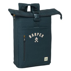 Laptopryggsck Harper & Neyer Marinbl 28 x 42 x 13 cm