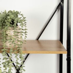 Bokhylla Max Home Stl Melamin spnskiva 60 x 148 x 32 cm