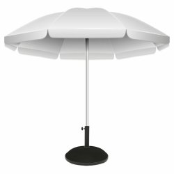 Parasollfot Aktive Svart 25 kg