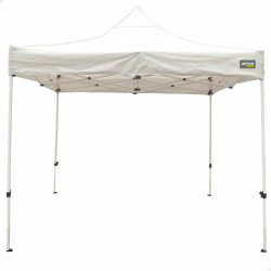 Gazebo Aktive 300 x 300 x 220 cm Vit Hopf�llbar Justerbar h�jd