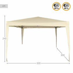 Gazebo Aktive 300 x 300 x 240 cm