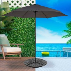 Parasollfot Aktive 48 x 7,5 x 48 cm Plast