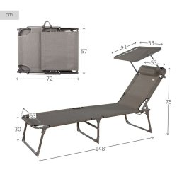 Ednyek Aktive Hopfllbar parasoll Gr 193 x 30 x 53 cm