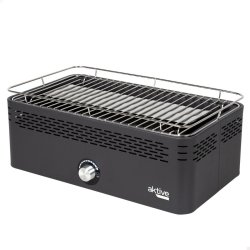 Brbar rkfri kolgrill Aktive Rostfritt stl Jrn 45 x 19 x 28 c