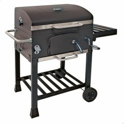 Kolgrill med lock och hjul Aktive 102 x 65 x 104 cm