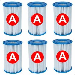 Behandlingsfilter Intex Typ A 6 antal Behandlingsfilter Intex Typ A 6 antal