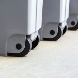 Avfallsbehllare tervinning Denox Bl Gr