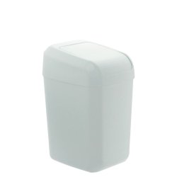 Papperskorg Denox Vit 30 L