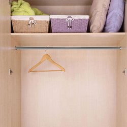 Stng fr garderob Stor Planet Cintacor Vit Oval 100 cm 15 x 25