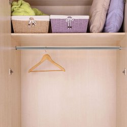 Stng fr garderob Stor Planet Cintacor Vit Oval 150 cm 15 x 25