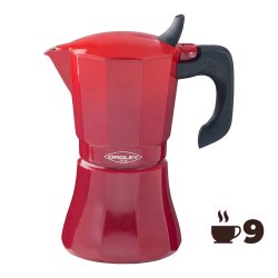 Italiensk Kaffepanna Oroley Petra Rd Aluminium 9 Koppar