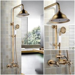 Duschpelare Rousseau Brons Rostfritt stl