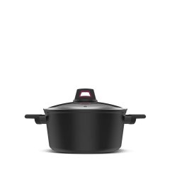 Kastrull med lock Taurus KCK4020 Svart 2 L 20 cm