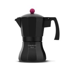 Italiensk Kaffepanna Taurus KCP9006I 6T Svart Aluminium 6 Koppar