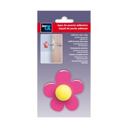 Drrstopp Inofix Blomster Drrar Vidhftande Rosa PVC