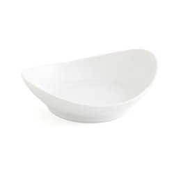 Snacksbricka Quid Gastro Fun Vit Keramik 14 x 11 cm (12 antal)