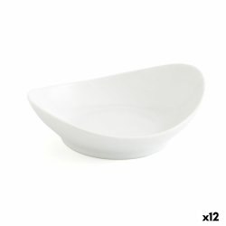Snacksbricka Quid Gastro Fun Vit Keramik 14 x 11 cm (12 antal)