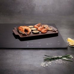 Grill med Stenplatta Anaflor Keramik Brun (36,5 X 24 cm)
